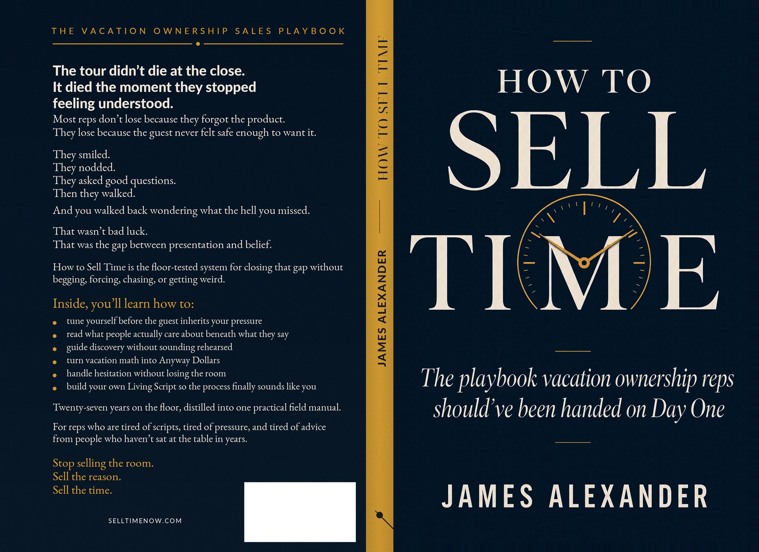 How To Sell Time book cover by James Alexander